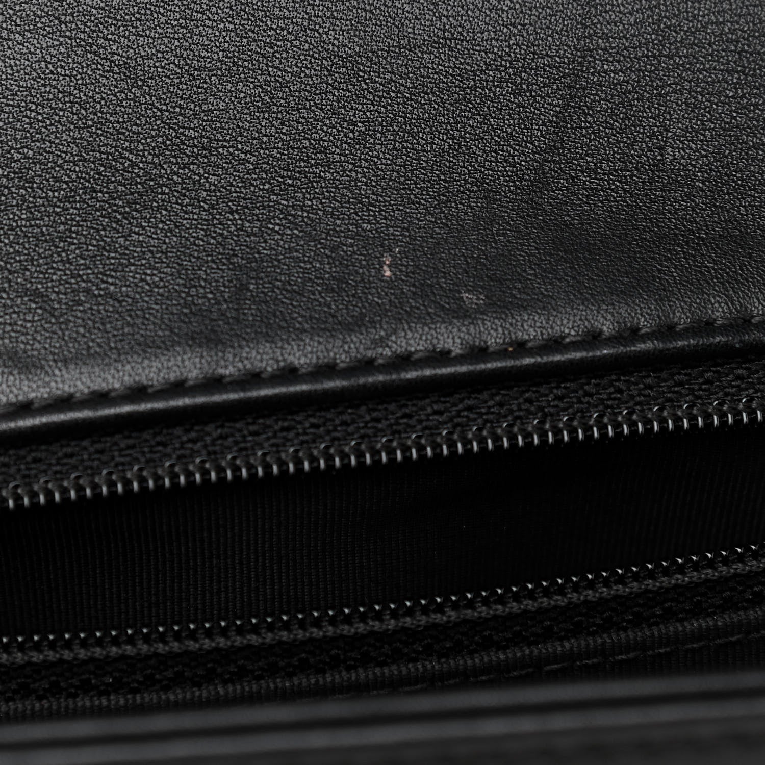 Chanel Lambskin Quilted Medium Boy Flap Black 12 of 14