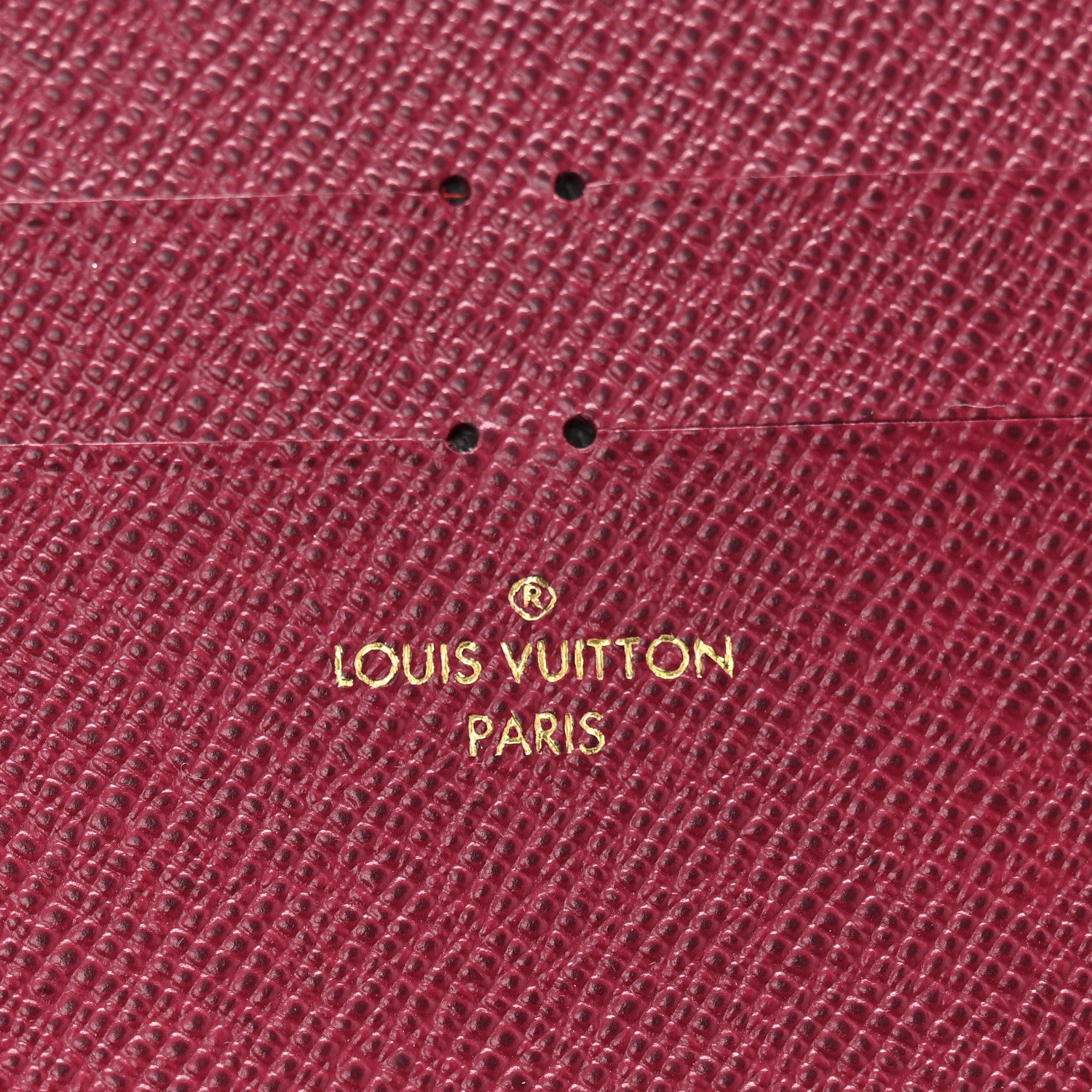 Louis Vuitton Calfskin Felicie Card Holder Insert Fuchsia 6 of 6