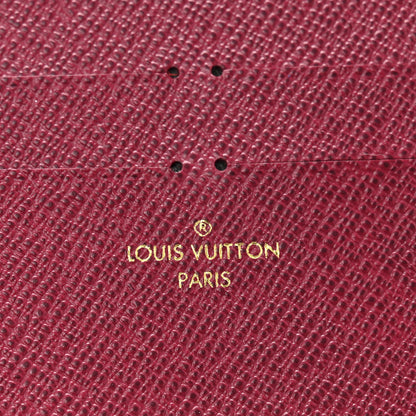 Louis Vuitton Calfskin Felicie Card Holder Insert Fuchsia 6 of 6