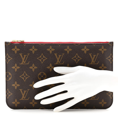 Louis Vuitton Monogram Neverfull MM GM Pochette Cherry 2 of 12