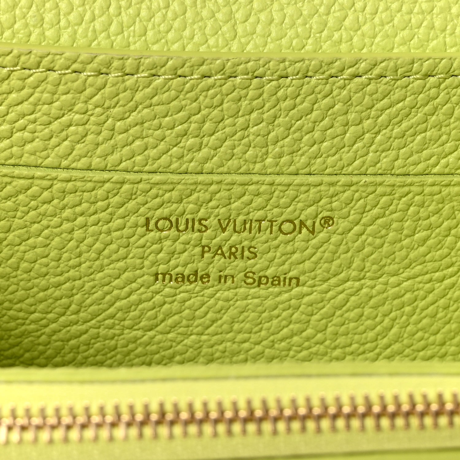 Louis Vuitton Empreinte Rosalie Coin Purse Zesty Lime 6 of 6