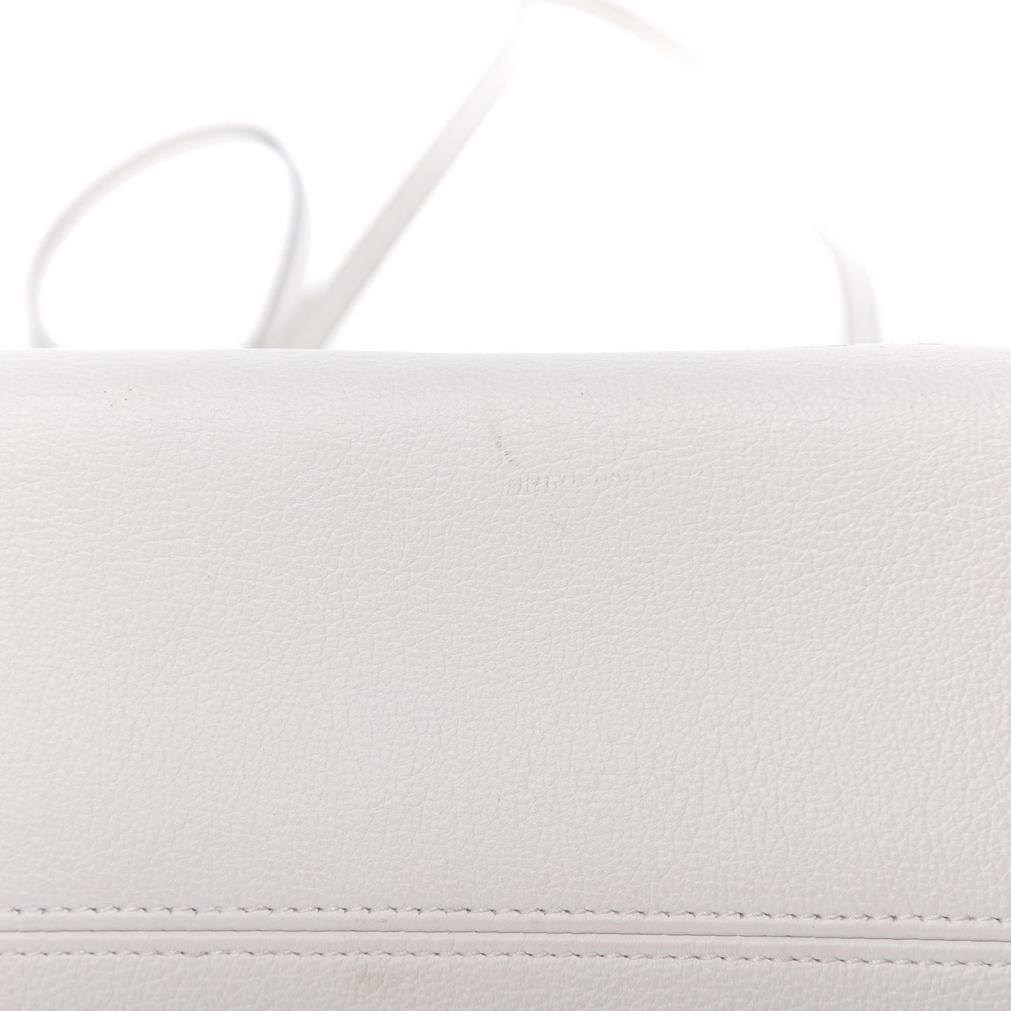 Calfskin Perforated Cannage Dioriva Tote White