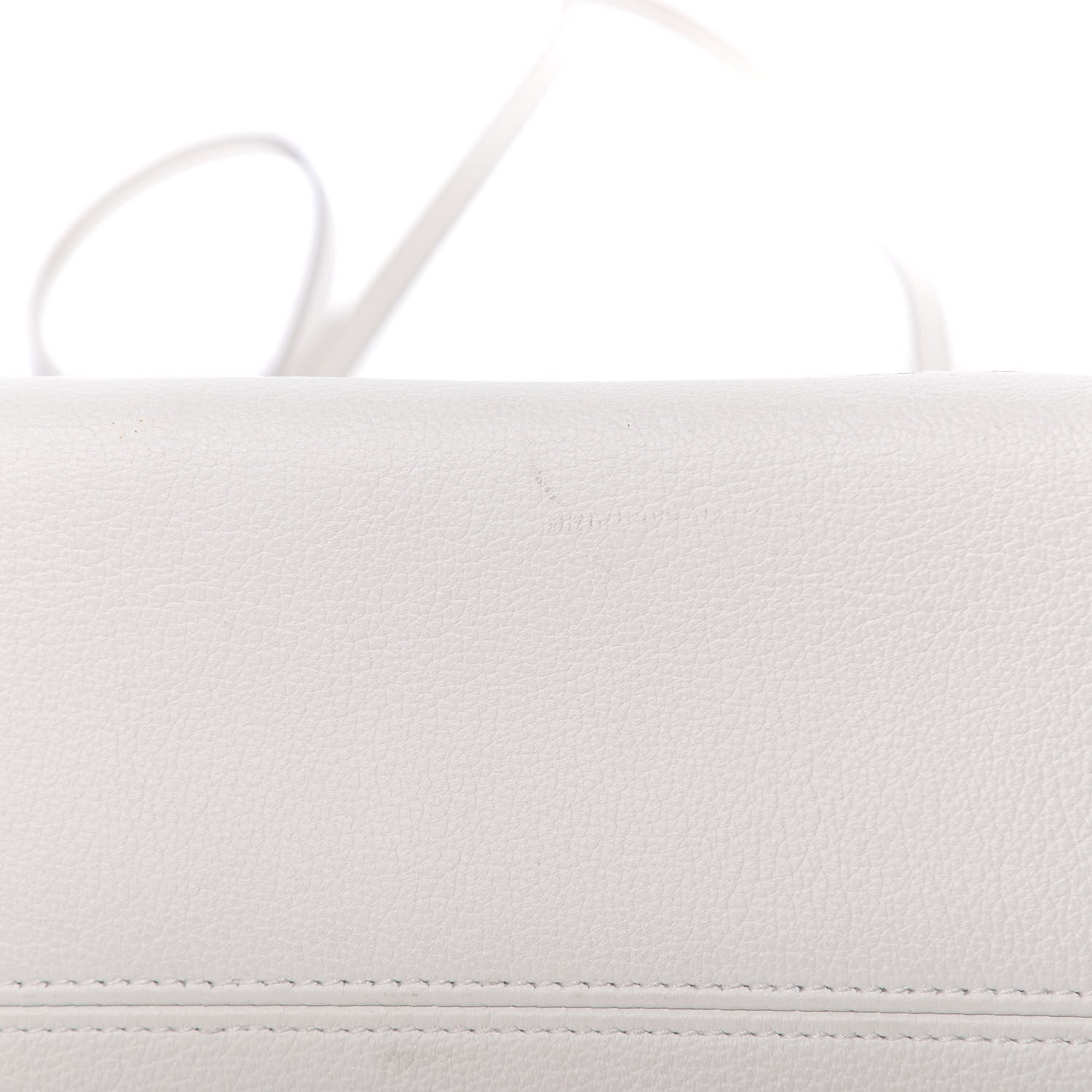 Christian Dior Calfskin Perforated Cannage Dioriva Tote White 10 of 13