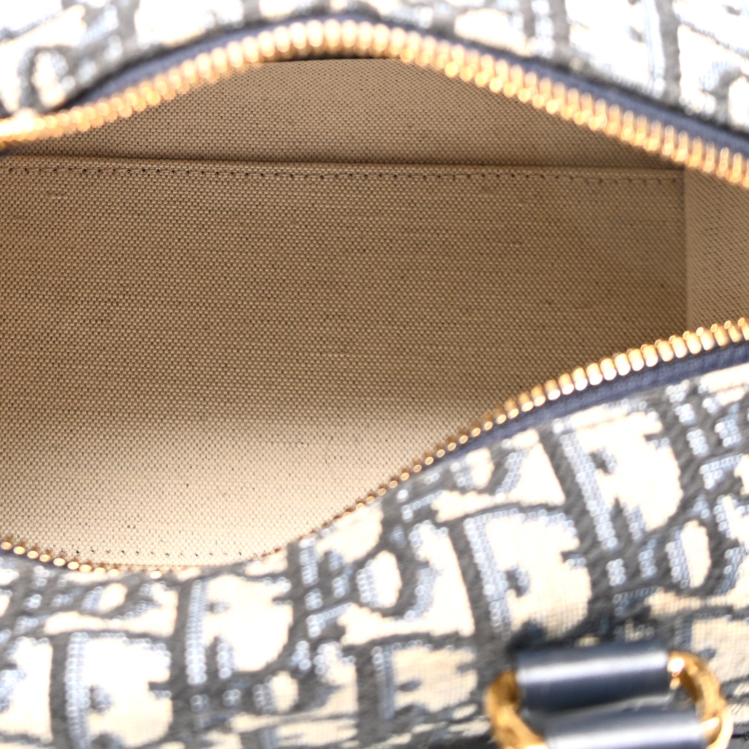 Christian Dior Oblique Groove 20 Bag Blue 5 of 10