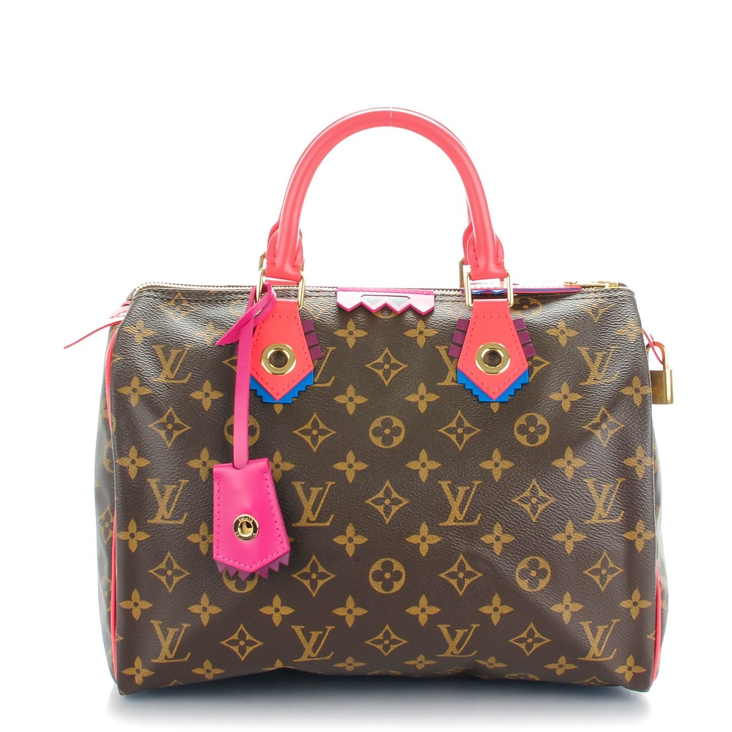 Monogram Totem Speedy 30 Flamingo
