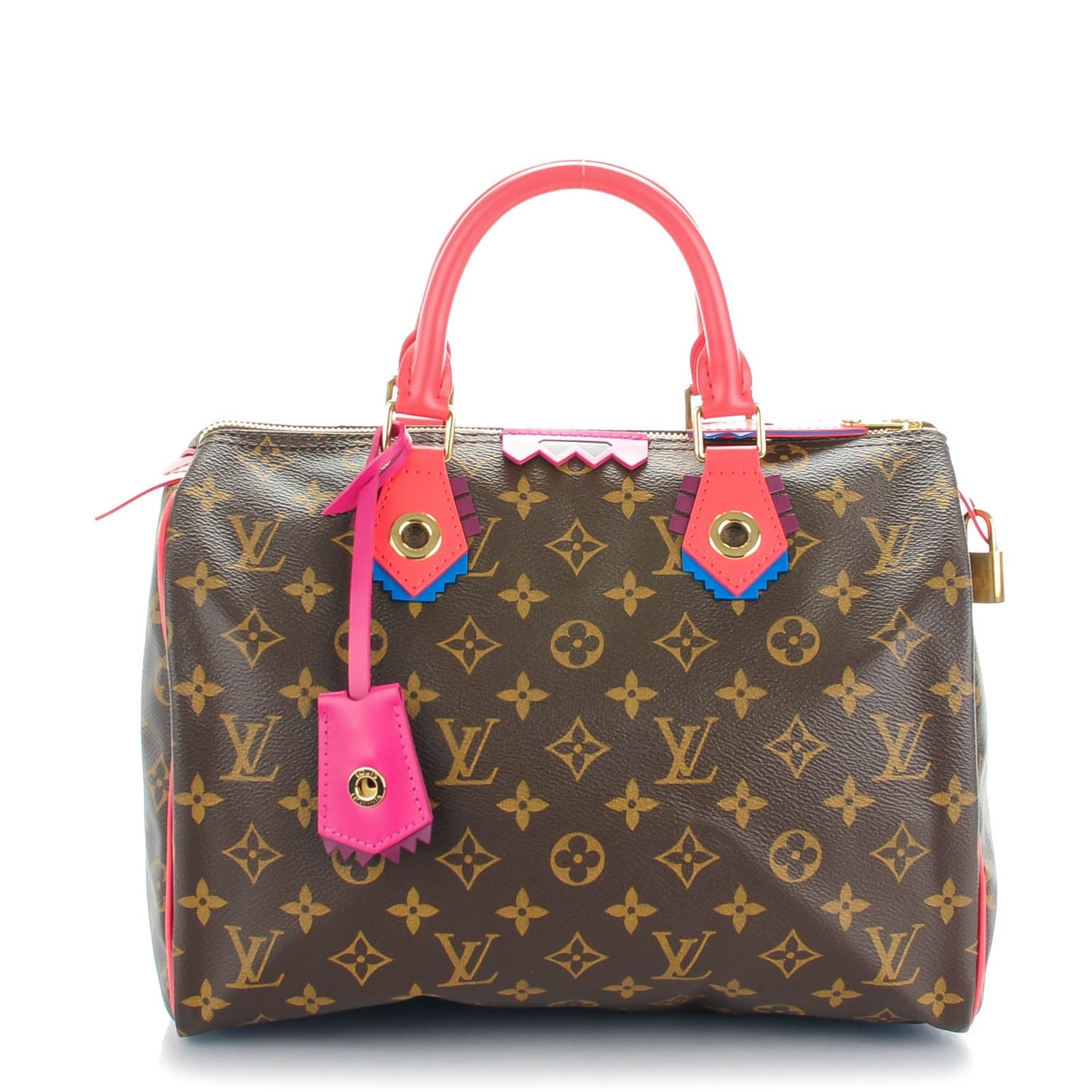 Louis Vuitton Monogram Totem Speedy 30 Flamingo 1 of 7