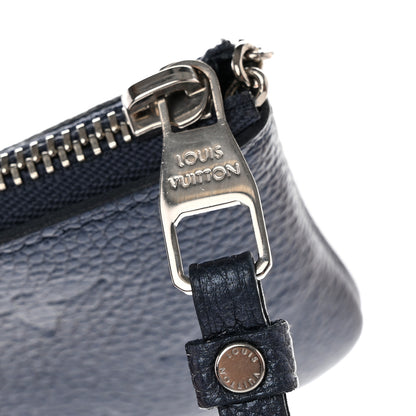 Louis Vuitton Metallic Empreinte Monogram Giant Key Pouch Navy Nacre 12 of 13