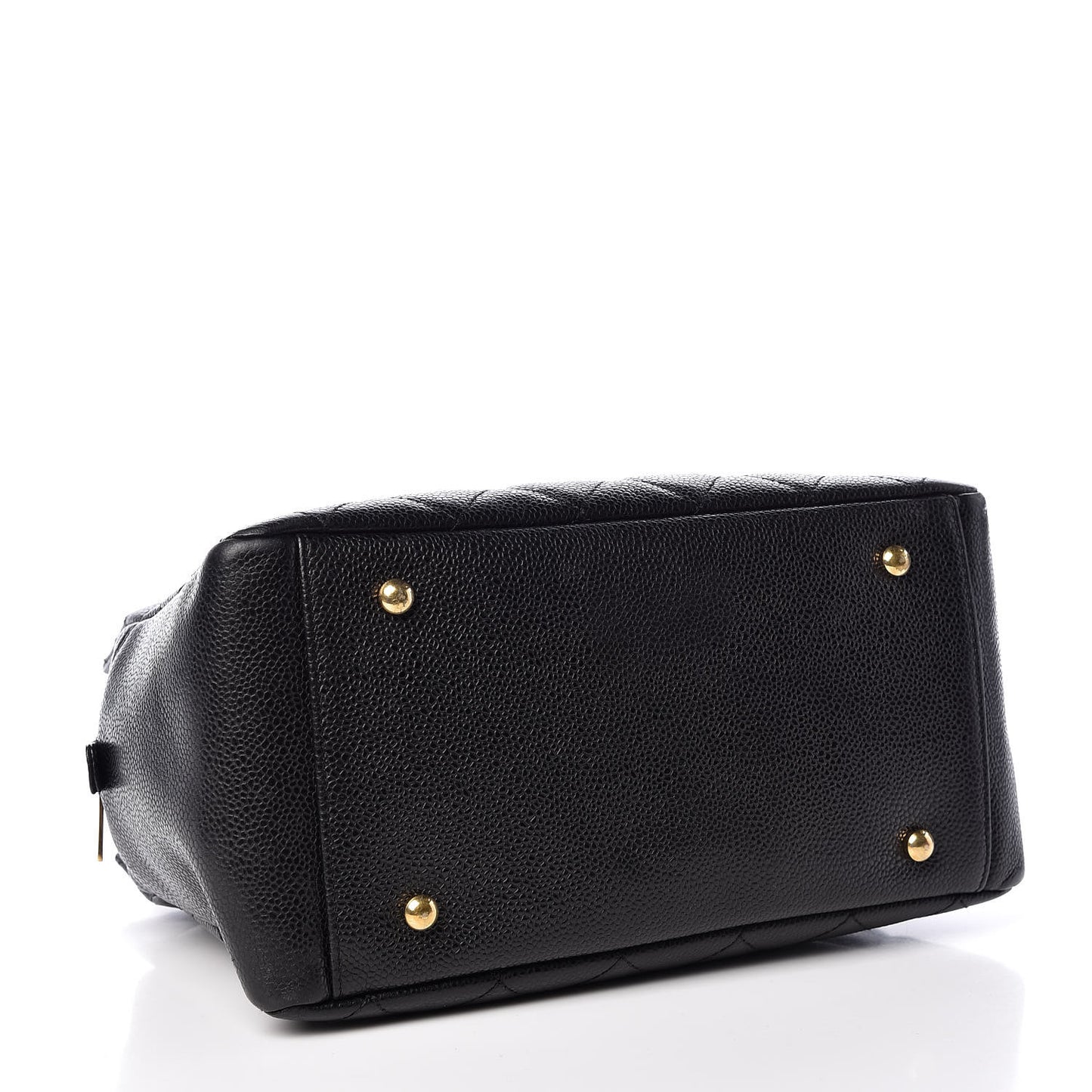 Caviar Quilted Petit Timeless Tote PTT Black