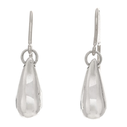 Tiffany Sterling Silver Elsa Peretti Teardrop Earrings 1 of 4