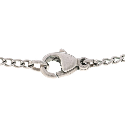 Chanel Enamel CC Camellia Pendant Necklace Silver Multicolor 5 of 6