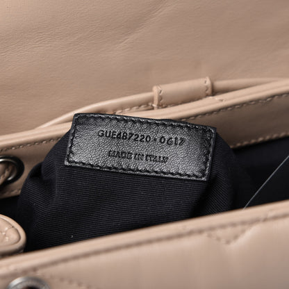 Saint Laurent Calfskin Y Quilted Monogram Small Loulou Backpack Dark Beige 9 of 13