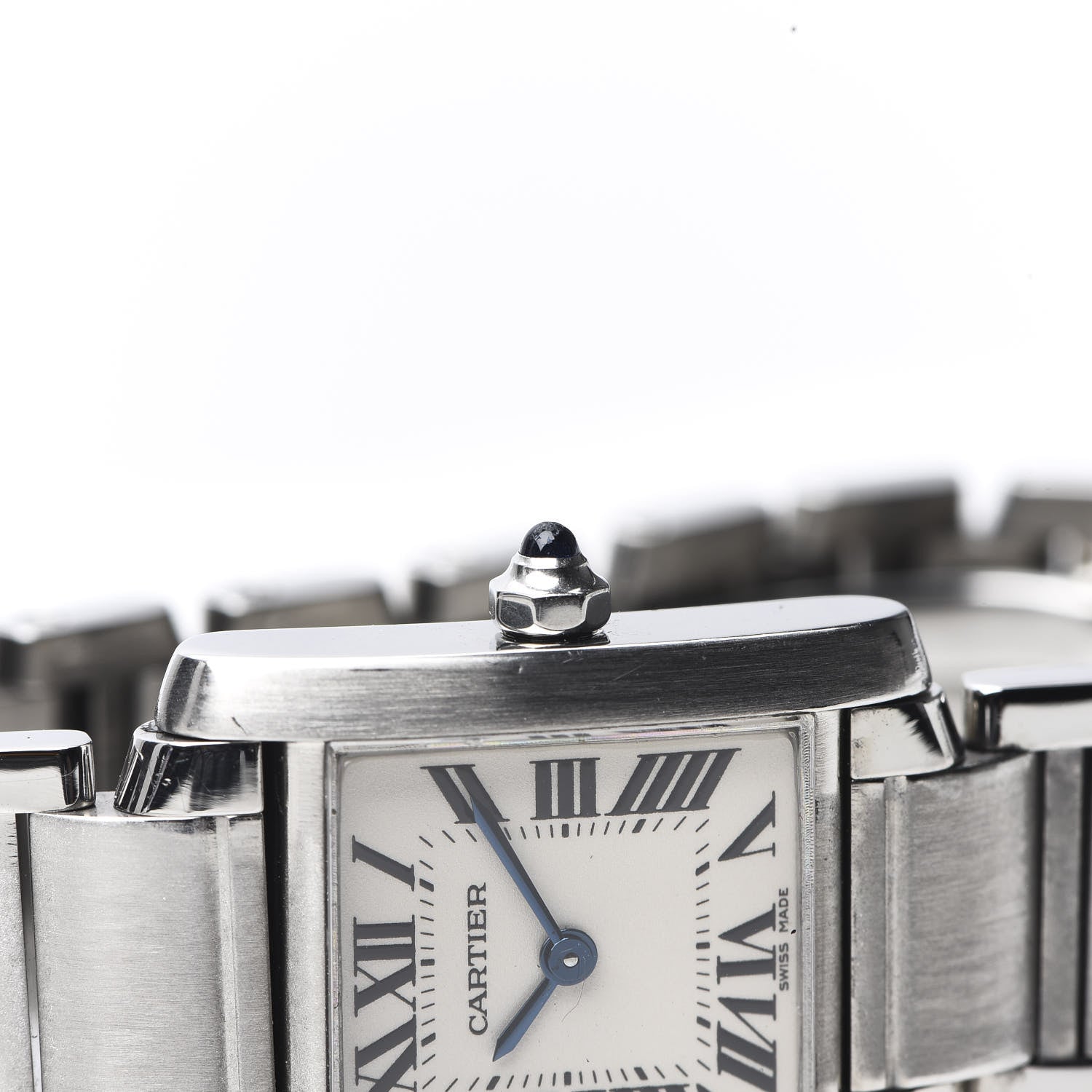 Cartier Stainless Steel 20mm Tank Francaise Quartz Watch 10 of 11