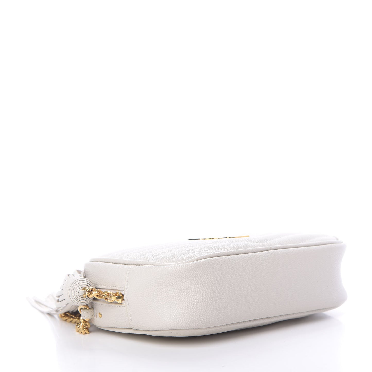 Grain De Poudre Matelasse Monogram Mini Lou Camera Bag Crema Soft