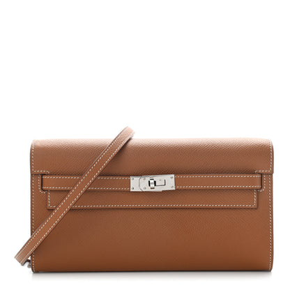 Hermes Epsom Kelly Wallet To Go Gold 1 of 6