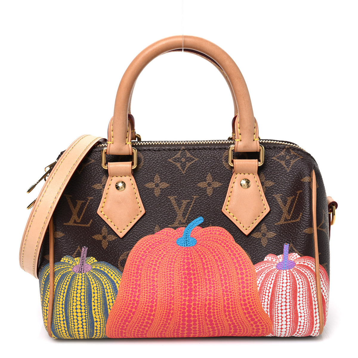 Louis Vuitton LV X YK Monogram Pumpkins Speedy Bandouliere 20 1 of 10