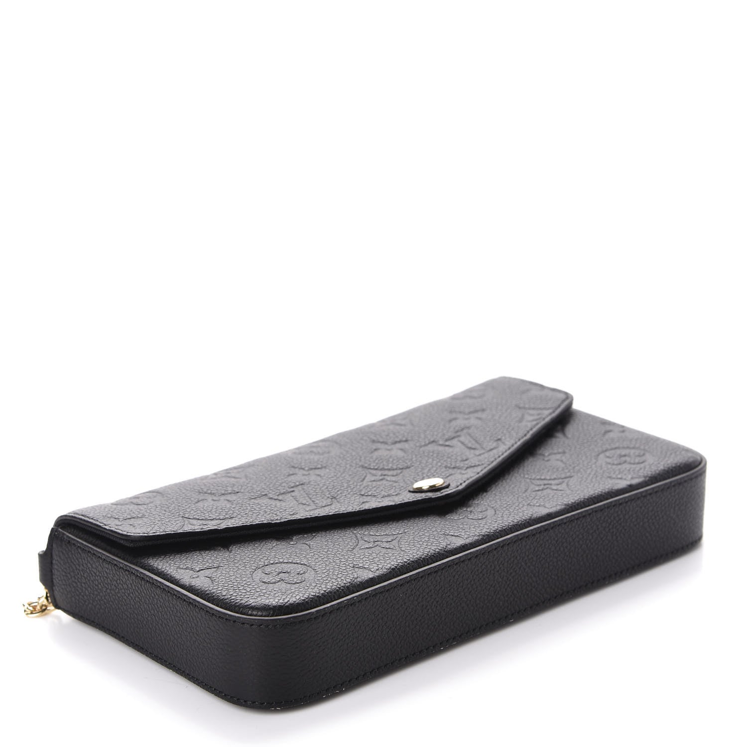 Louis Vuitton Empreinte Pochette Felicie Chain Wallet Black 4 of 10