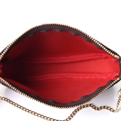 Louis Vuitton Damier Ebene Mini Pochette Accessories 5 of 7