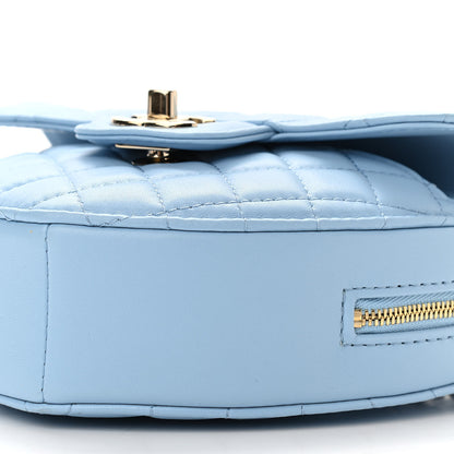 Chanel Lambskin Quilted CC In Love Heart Bag Light Blue 9 of 10