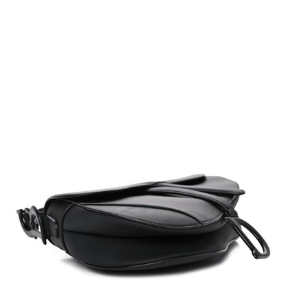 Christian Dior Ultra Matte Calfskin Saddle Bag Black 4 of 12