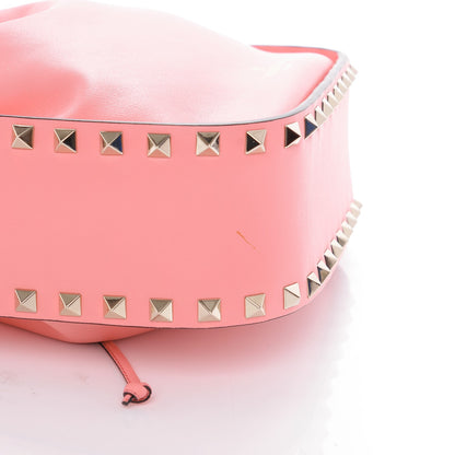 Valentino Garavani Vitello Rockstud Bucket Bag Paradise Rose 8 of 8