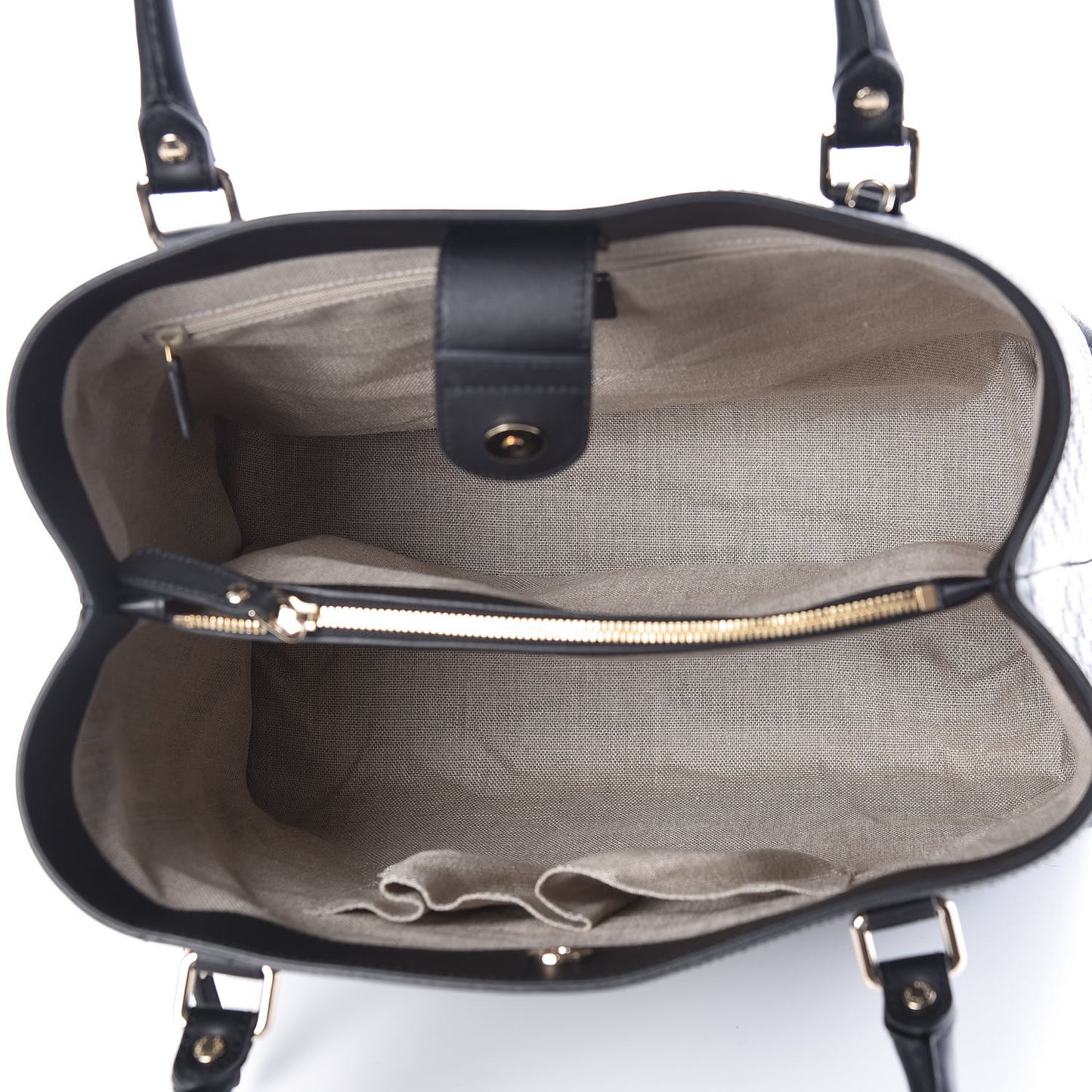 Soft Microguccissima Large Tote Black