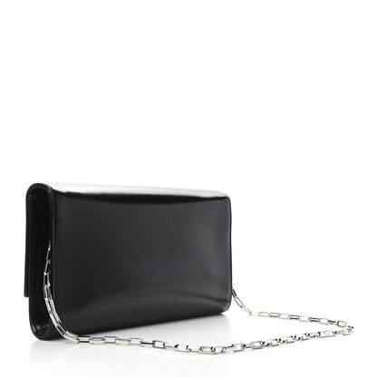 Christian Dior Smooth Calfskin Chain Clutch Black 2 of 8