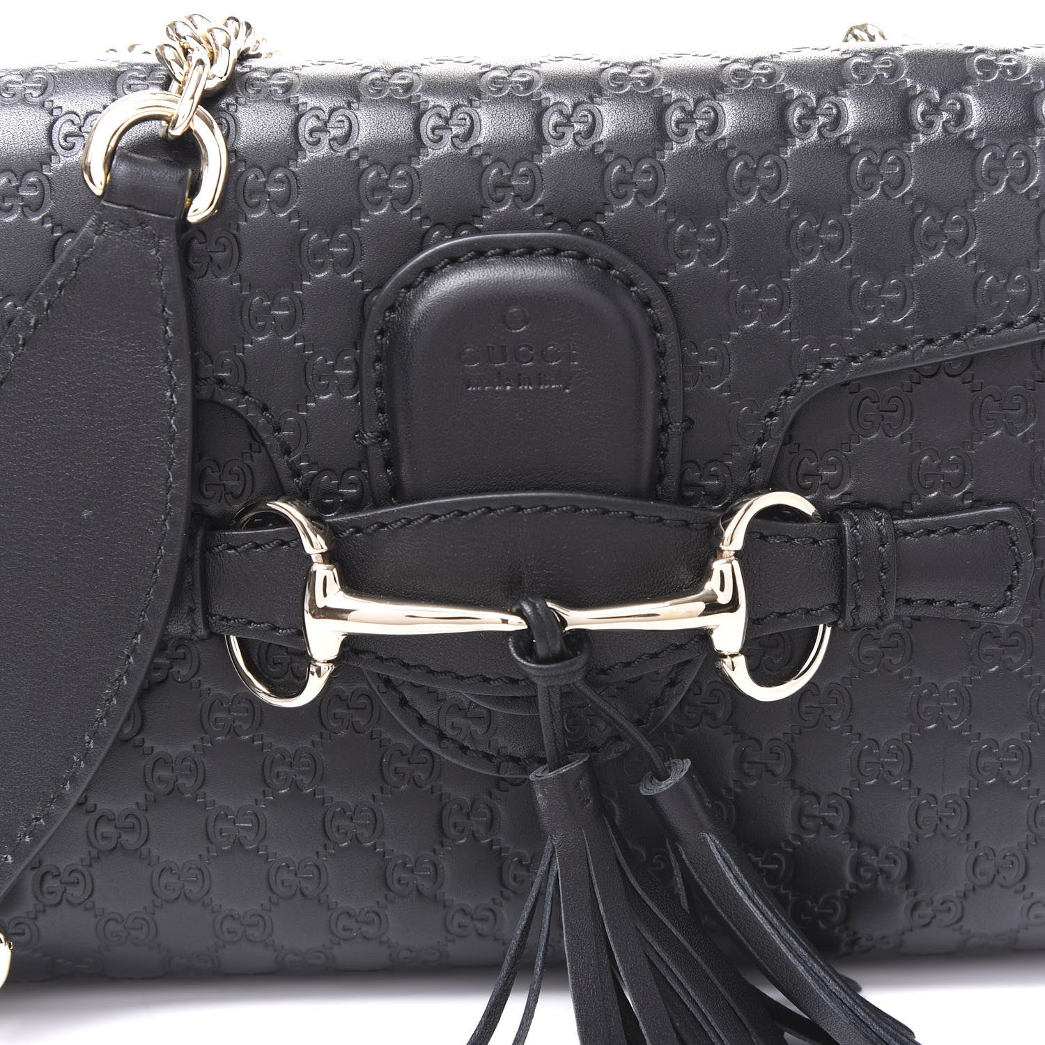 Gucci Microguccissima Mini Emily Shoulder Bag Black 8 of 8