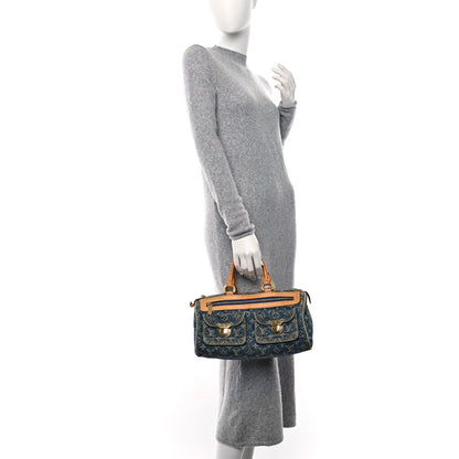 Louis Vuitton Monogram Denim Neo Speedy Blue 2 of 8