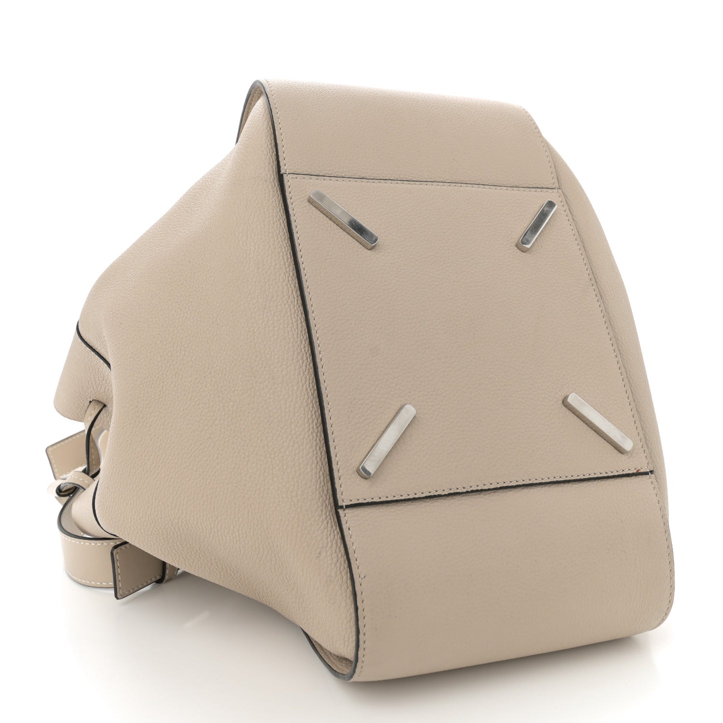 Calfskin Medium Hammock Shoulder Bag Light Oat