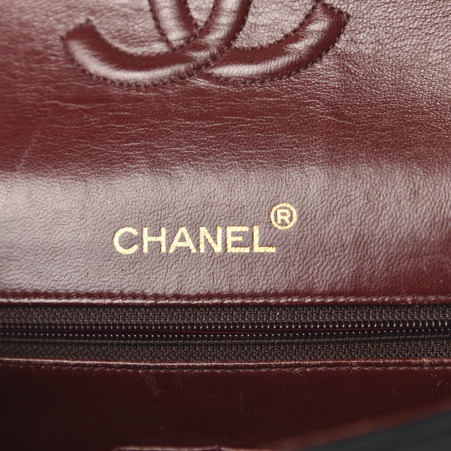 Chanel Lambskin Quilted Medium Double Flap Black 8 of 12