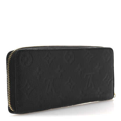Louis Vuitton Empreinte Clemence Wallet Black 3 of 8