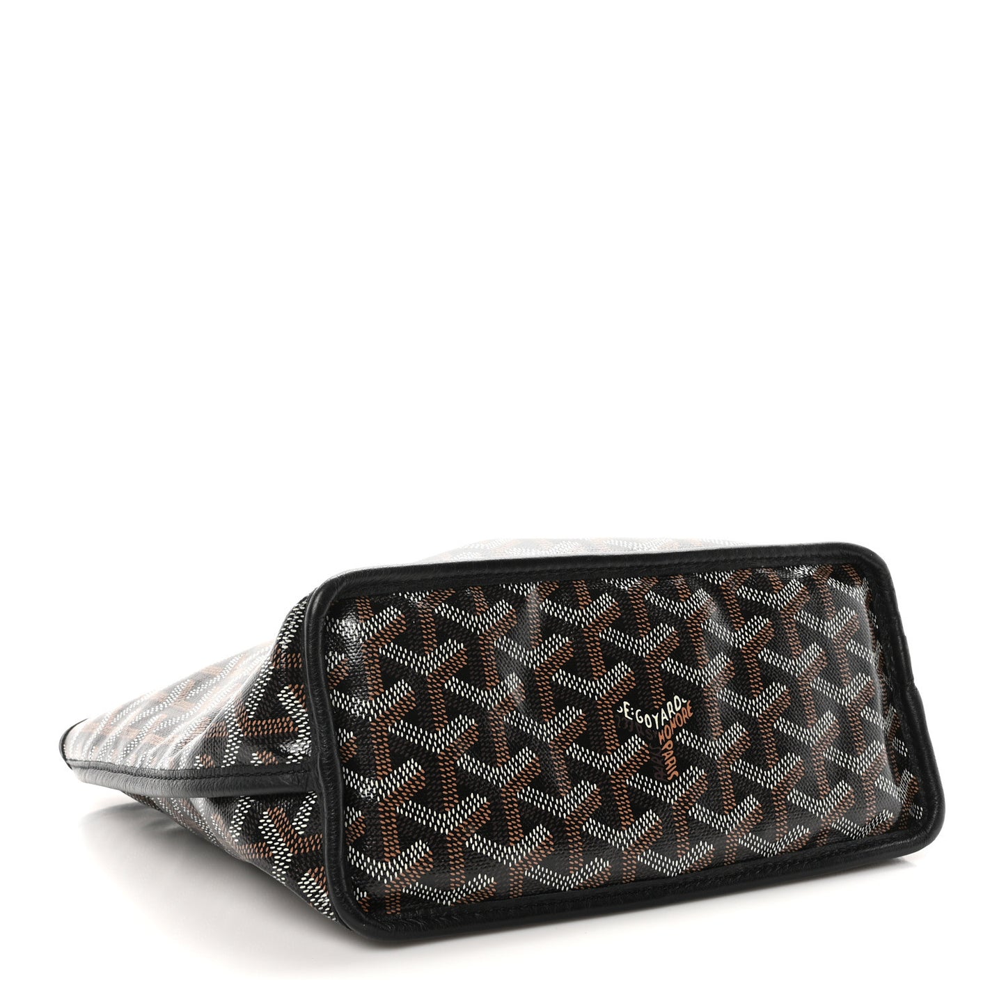 Goyardine Reversible Mini Anjou Black