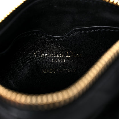Christian Dior Lambskin Cannage Mini Dior Vibe Hobo Bag Black 7 of 10