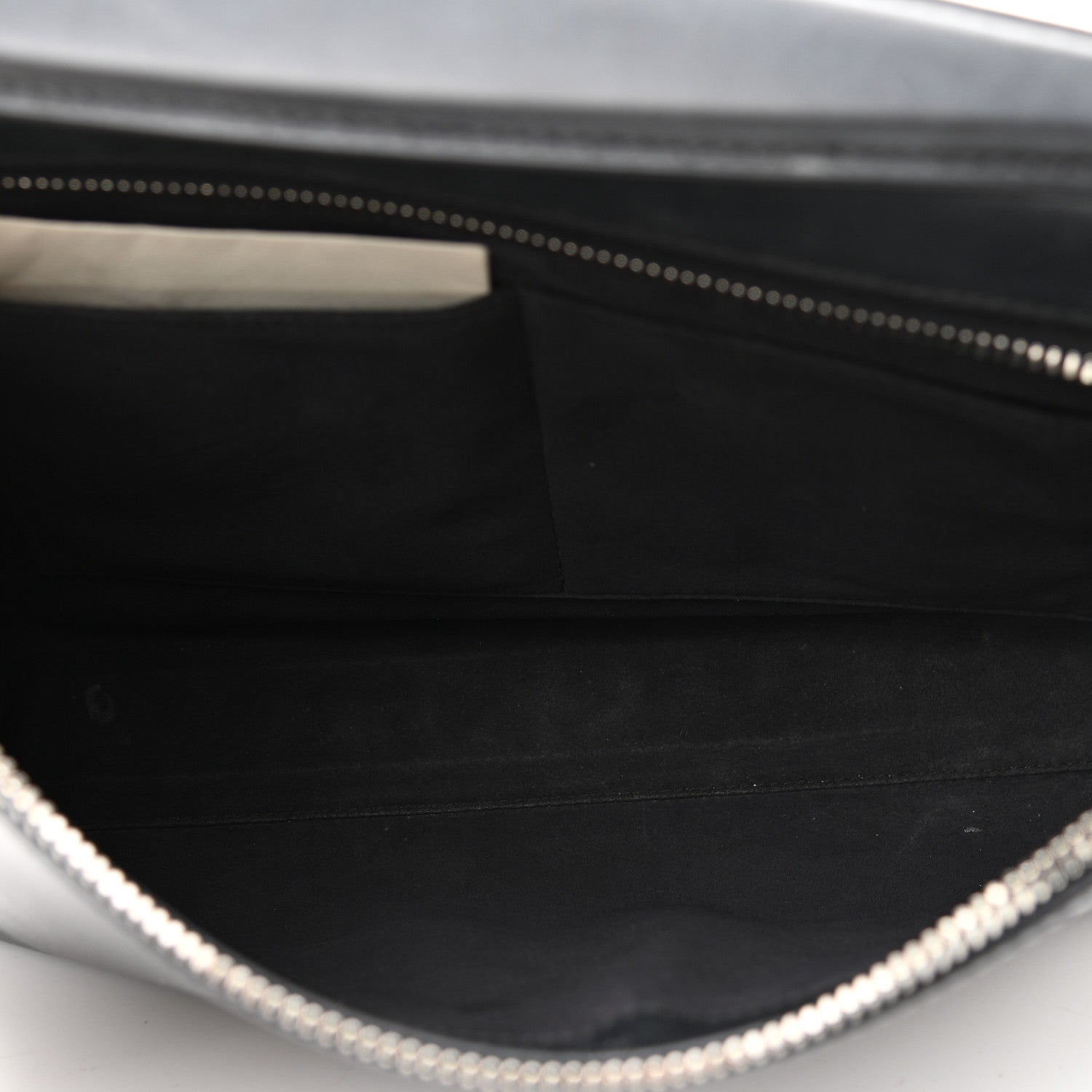 Fendi Vitello Baltico Dolce DotCom Satchel Black Blue Royal 5 of 14