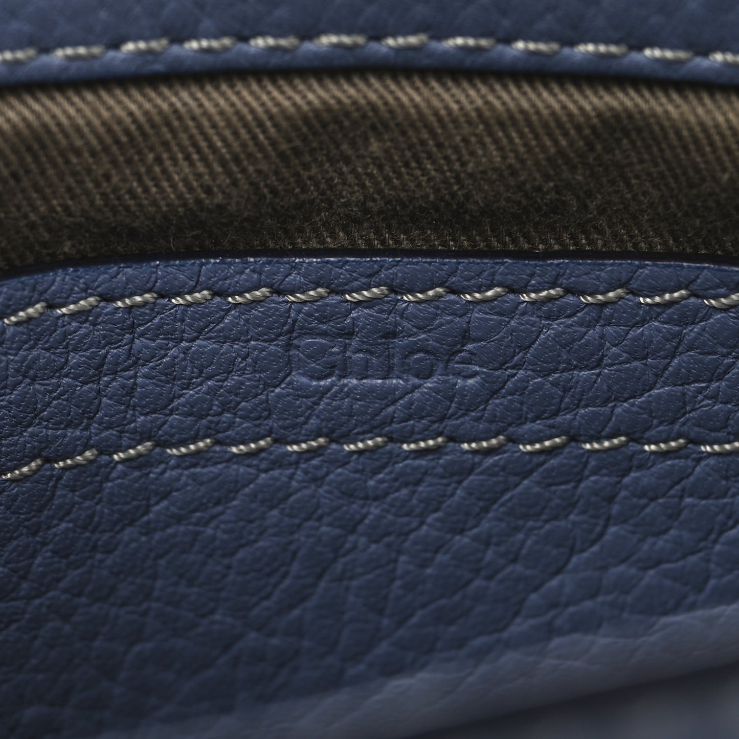 Calfskin Small Marcie Round Crossbody Bag Royal Navy