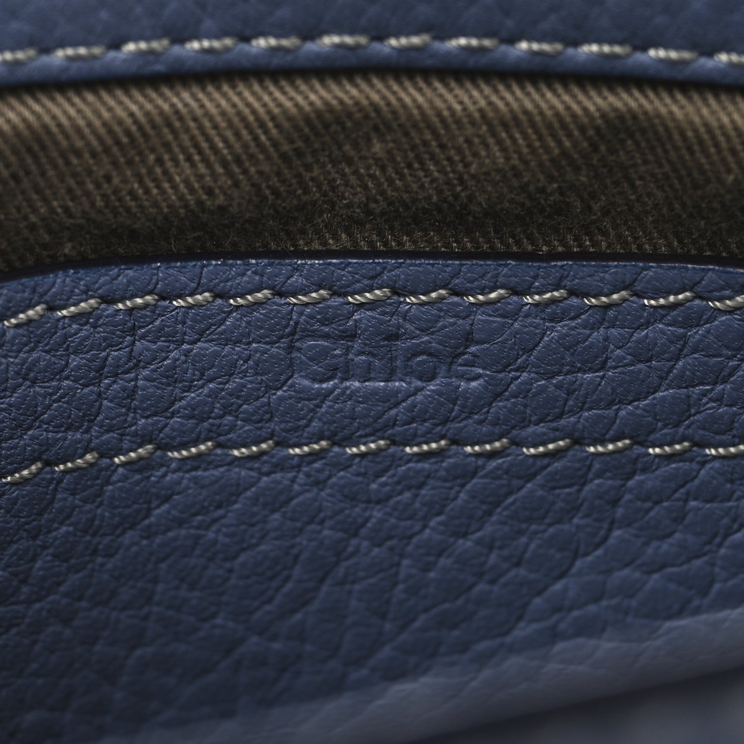 Chloe Calfskin Small Marcie Round Crossbody Bag Royal Navy 6 of 12