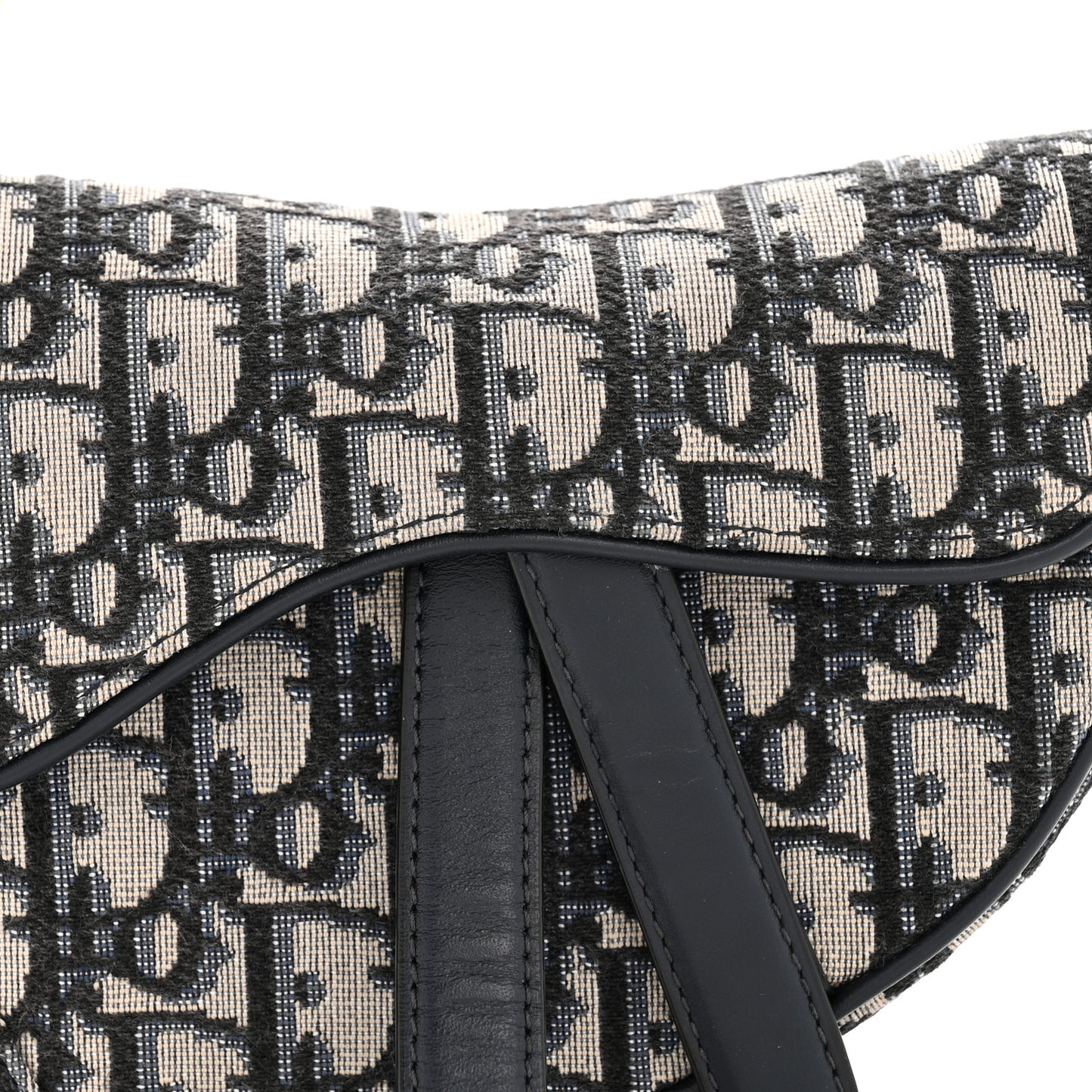 Oblique Mini Saddle Bag Blue