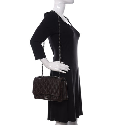 Chanel Lambskin Quilted Large 3 Flap Brown 2 of 11