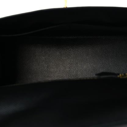 Hermes Epsom Kelly Sellier 28 Black Black 5 of 13