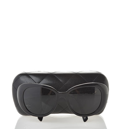 Chanel Crystal CC Sunglasses 5151-B Black 8 of 8