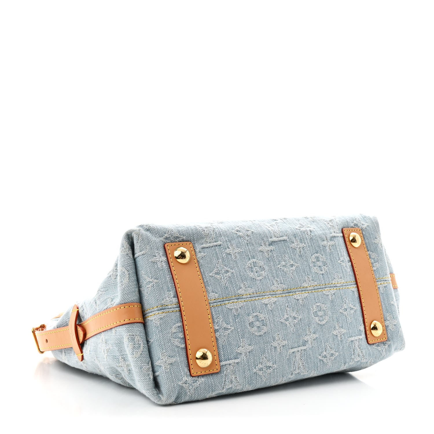 Louis Vuitton Monogram Denim CarryAll PM Sky Blue 5 of 12