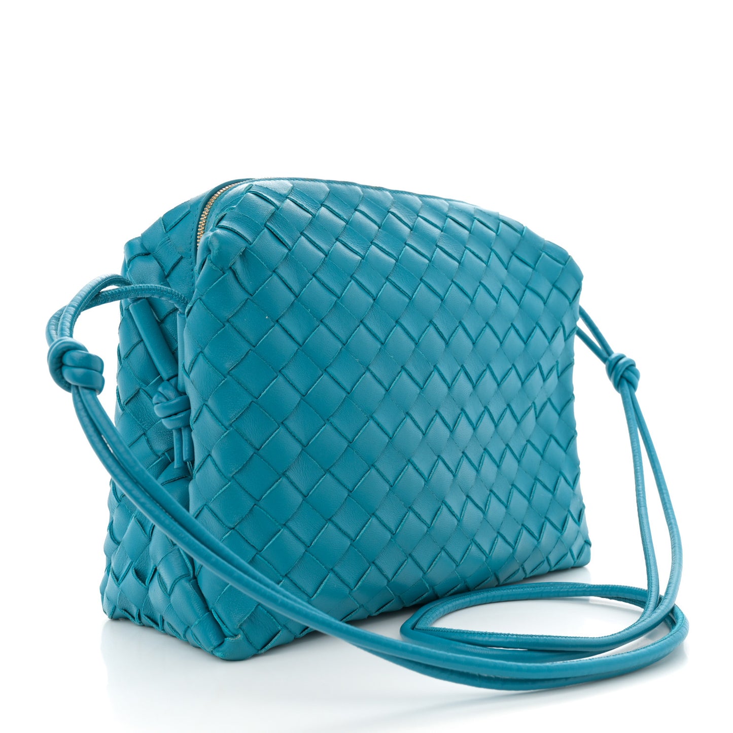 Nappa Intrecciato Medium Loop Camera Bag Pool