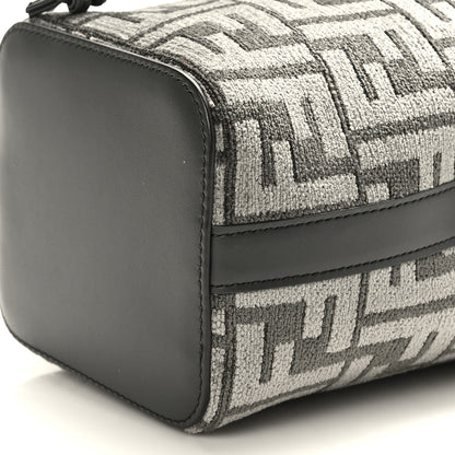 Fendi Chenille Vitello King FF Mini Mon Tresor Bucket Bag Antracite Asfalto 9 of 9