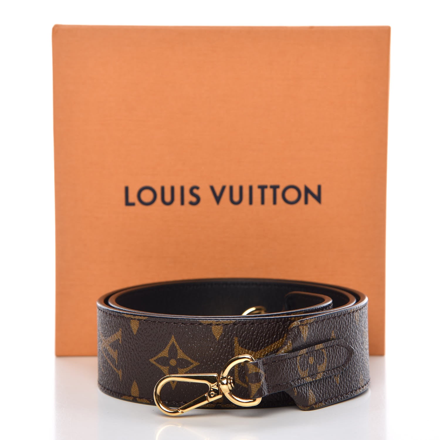 Louis Vuitton Monogram Bandouliere Shoulder Strap Black 5 of 5