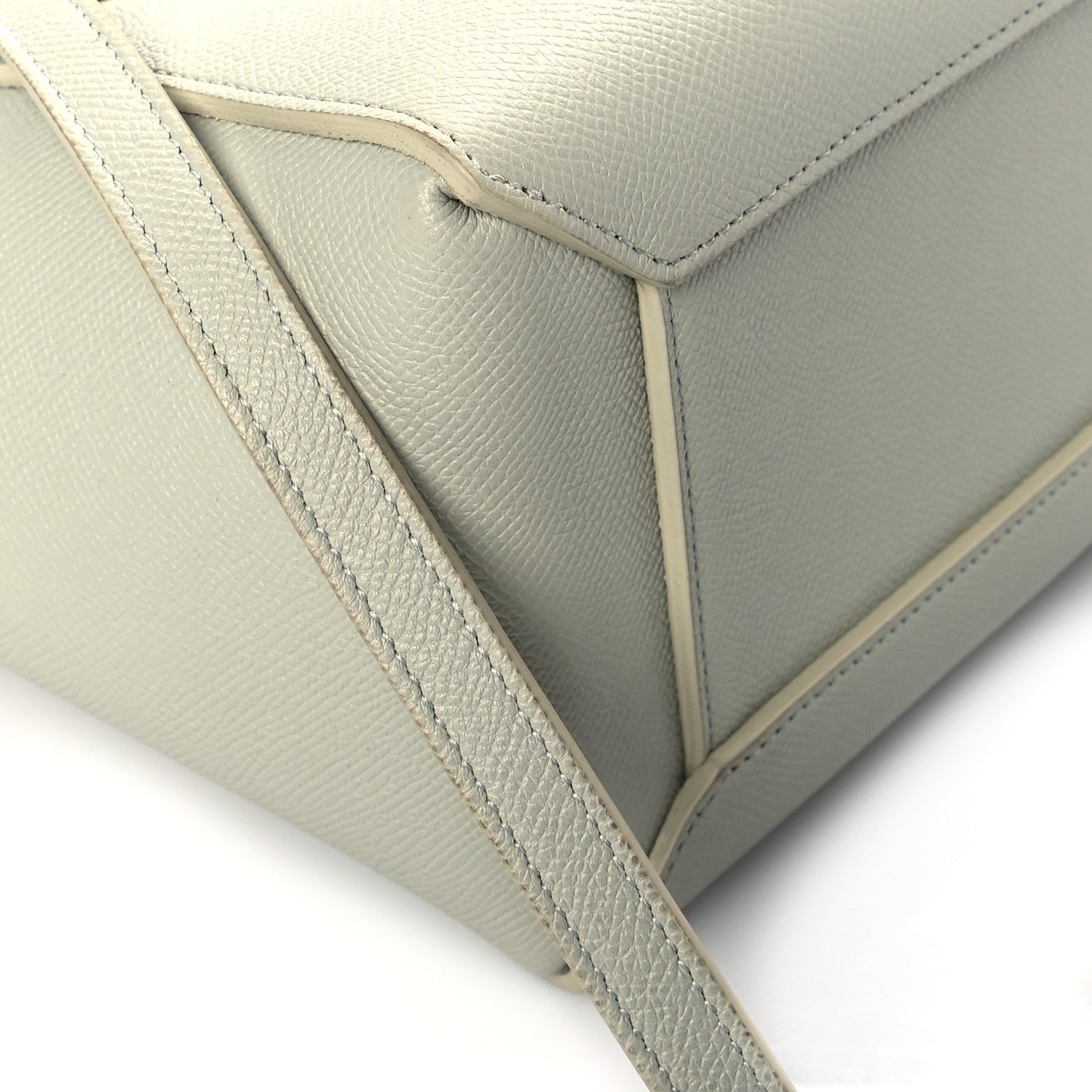 Celine Grained Calfskin Micro Belt Bag Vert D'eau 9 of 10