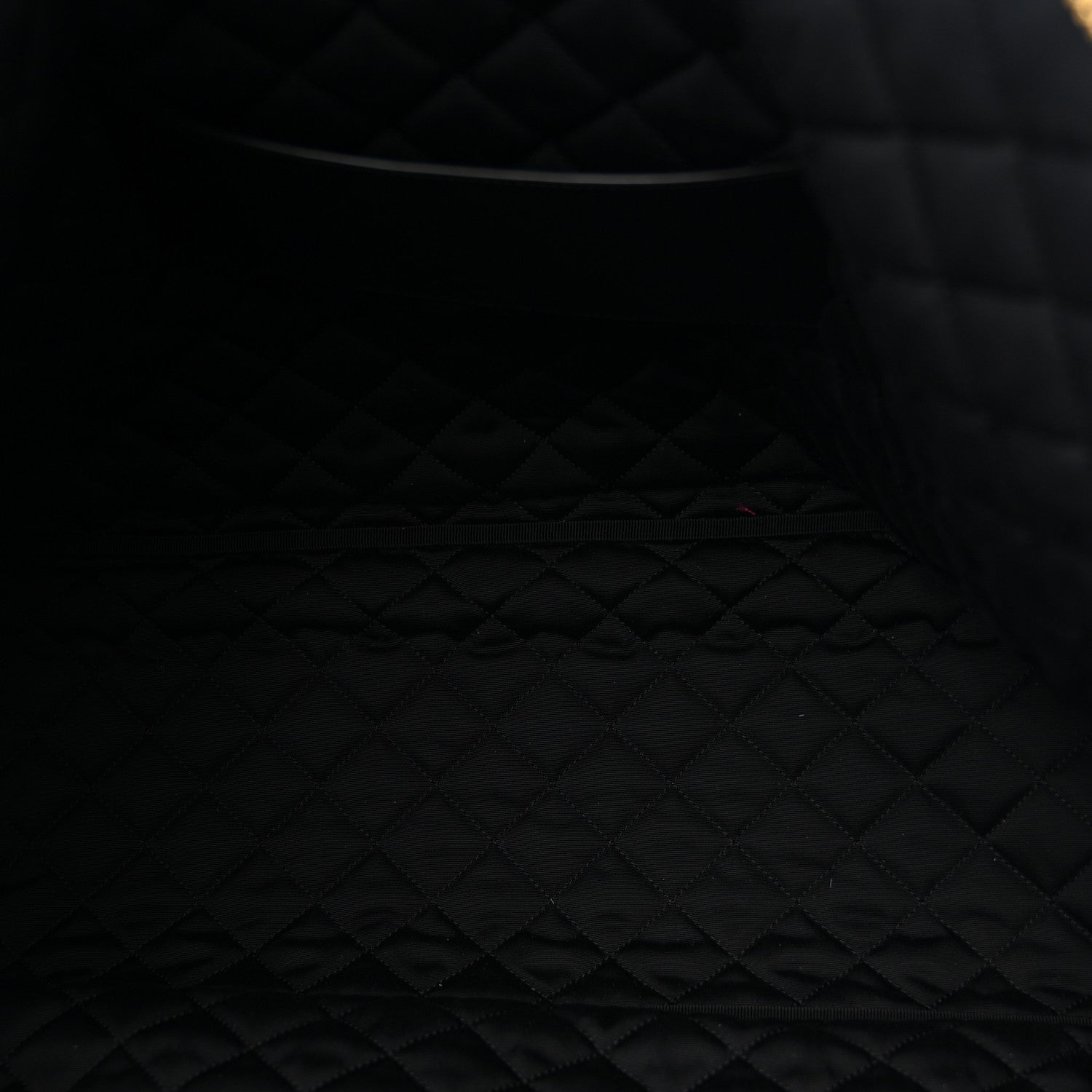 Saint Laurent Calfskin Quilted ES Giant Travel Bag Black 4 of 9