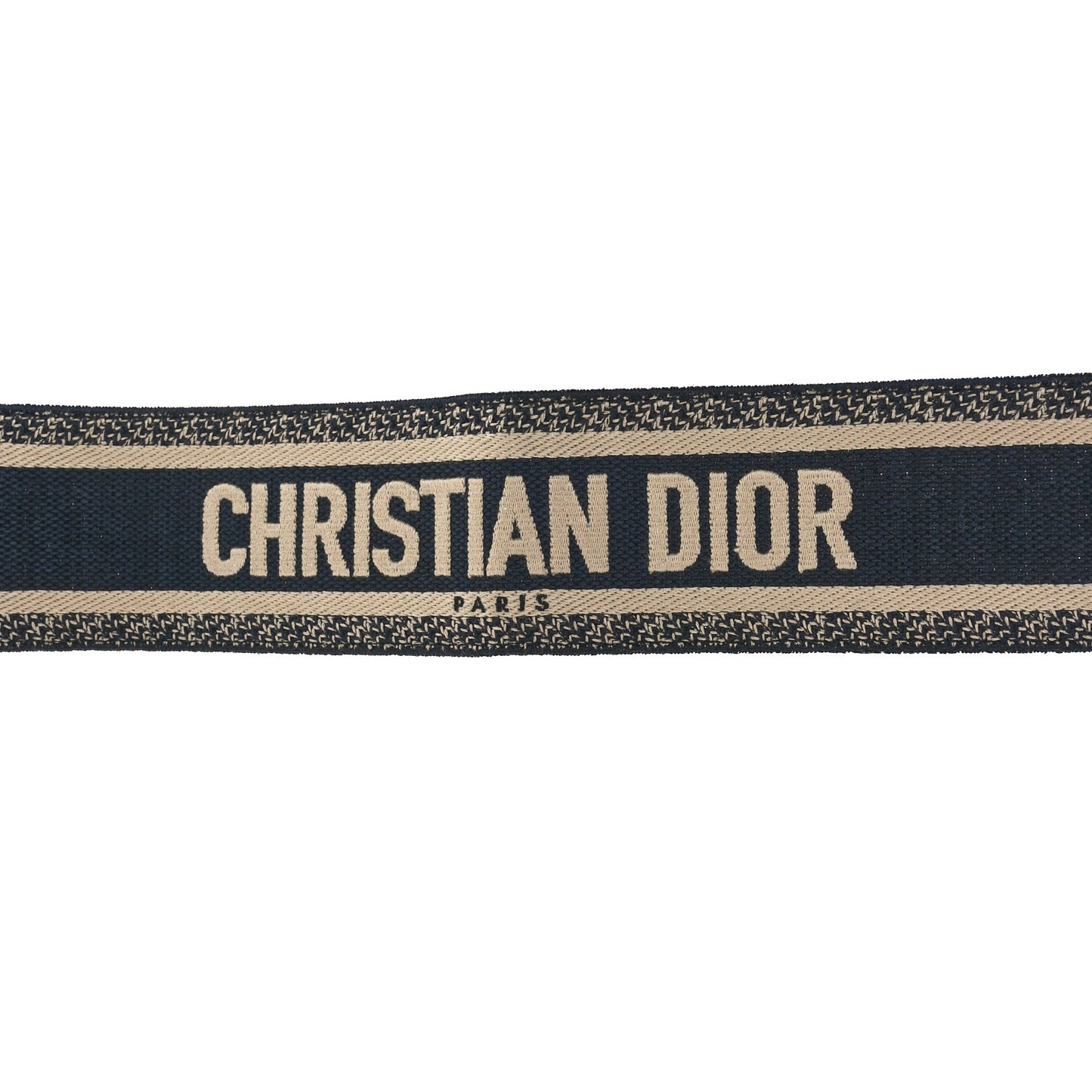 Canvas Embroidered Large Book Belt 80 32 Bleu