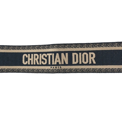 Christian Dior Canvas Embroidered Large Book Belt 80 32 Bleu 3 of 3