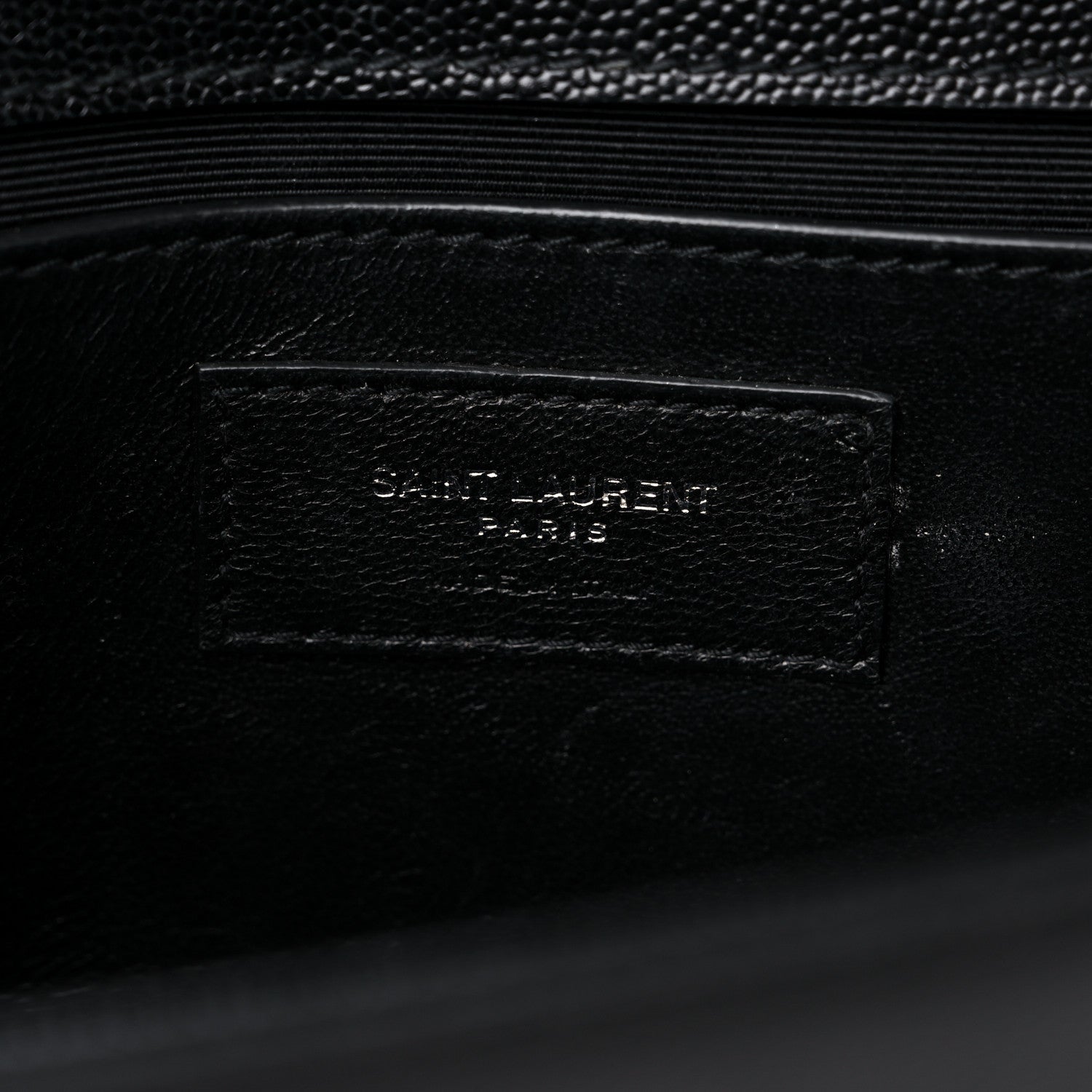 Saint Laurent Grain De Poudre Medium Classic Monogram Kate Satchel Black 7 of 13