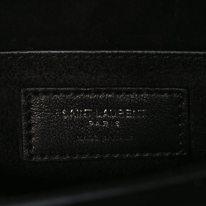 Saint Laurent Calfskin Medium Monogram Sunset Black 6 of 8